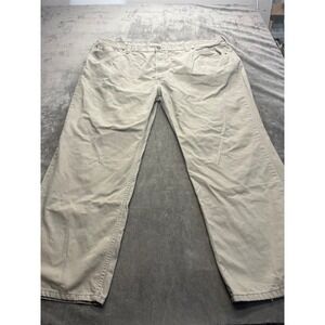 Levis 559 Relaxed Straight Fit Khaki Tan Pants Mens W50 L32‎ 0559-0021